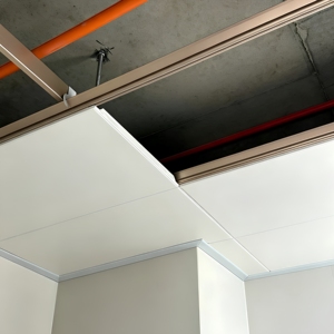 Techo <span class=keywords><strong>Acústico</strong></span> Cuadrado de Aluminio Perforado de 600x600, Ignífugo, Aislante Térmico, para Uso Comercial, Doméstico, Hospitalario, Metal Artístico - Product Image 5