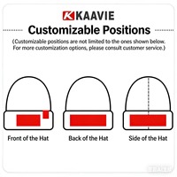 Chapeau en tricot 100% acrylique, bonnet d'hiver, bonnet électronique d'hiver, bonnet pour enfants, logo personnalisé