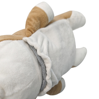 Coussin chauffant électrique USB Jouet en peluche mignon pour chien, avec 3 contrôles de température et de temps, peluche chauffante pour le confort