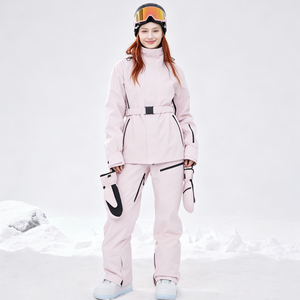 Chaqueta <span class=keywords><strong>de</strong></span> Esquí Térmica Personalizada para <span class=keywords><strong>Mujer</strong></span>, a la Moda, con Cintura Ajustable, Impermeable, para <span class=keywords><strong>Nieve</strong></span>, Montaña y Resortes <span class=keywords><strong>de</strong></span> Esquí - Product Image 3