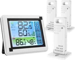 Kỹ Thuật Số Trạm Thời Tiết Không Dây Trong Nhà Ngoài Trời Nhiệt Kế Đo Độ Ẩm Dự Báo Thời Tiết Với Máy Phát Từ Xa - Product Image 1