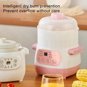Cuisinière lente multifonctionnelle, soupe pour bébé, porridge, pot à ragoût de nid d'oiseau, machine de cuisson automatique, cuiseur vapeur électrique, doublure en céramique - Product Image 2