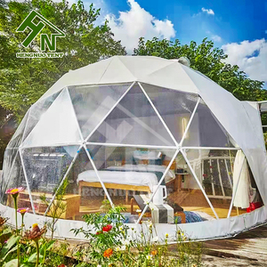 Tentes Dôme de Luxe pour <span class=keywords><strong>Camping</strong></span> Familial 3-4 Personnes, Cottage Préfabriqué pour Hôtel, Vente en Gros Usine 6m 7m - Product Image 5