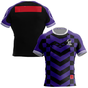 Expédition immédiate 2526 Nouveautés Maillot de rugby Melbourne Storm pour hommes, imprimé par sublimation, maillots de football australiens 100% polyester - Product Image 2