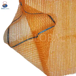 Wholesale UV Treated Plastic Drawstring Mesh Net Bags For Firewood