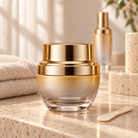 Ensemble d'emballages cosmétiques en verre personnalisés 20ml 30ml 50ml 100ml 120ml Flacons pompe pour sérum et lotion 20g 30g 50g Pots à crème