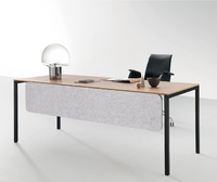 Paravents de bureau modernes amovibles, design acoustique insonorisant, ignifuge, matériau PET écologique NRC 0.9 pour chambre à coucher