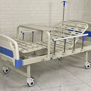 Lit médical manuel Givisen de haute qualité à manivelle unique, deux fonctions, pour soins à domicile, pour personnes âgées, capacité 260 kg, garantie 2 ans - Product Image 6