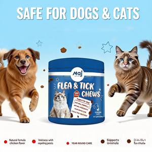 OEM/ODM - Masticables Orgánicos Contra Pulgas y Garrapatas para Gatos de Cachorro a Adulto - Productos Veterinarios Aprobados para el Soporte Inmunológico de Mascotas - Product Image 3