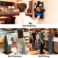 Kioscos de Venta de Boletos para Estaciones de Tren, Montaje en Pared, Android 14, Escáner de Código QR, Lector NFC, Terminal de Pago para Transporte Público
