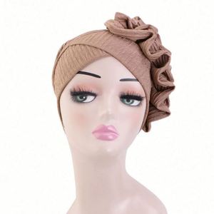 Nuevo Diseño de Moda, Turbante Multifuncional con Flores, Gorro de Poliéster para Protección del Cabello, Gorro Quirúrgico Elástico, Pañuelo Musulmán para el Cabello, Uso Diario - Product Image 4