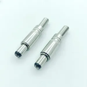 metal male head DC male DC005 5.5 * 2.1 Head length 9mm Power plug / socket superior quality