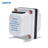 Convertidor de voltaje de adaptador de CA de 100W para cambiar el voltaje de 240V 220V 200V a 110V transformador de aumento y reducción