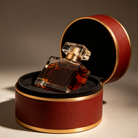 Boîte Cadeau Luxe Personnalisée pour Bouteille d'Huile de Parfum 30ml 50ml 100ml, Tube Rond Vide Recyclable, Boîte Cylindrique pour Parfum