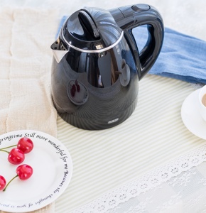 Hotel perhotelan Set baki cepat otomatis mematikan baja ketel listrik plastik keramik baki kopi air portabel rumah tangga - Product Image 5