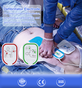 Elettrodi per Defibrillazione in Schiuma Monouso Compatibili con Primo Soccorso, Certificati CE per Adulti/Bambini, Materiali di Consumo Medici - Product Image 4