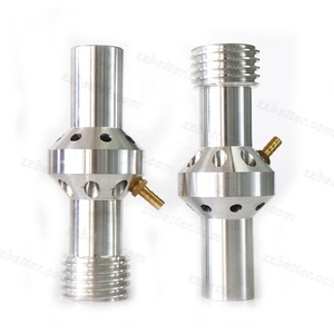 Boquilla de inducción de agua para chorro húmedo industrial, tamaño 8*175mm con rosca gruesa para preparación de superficies en astilleros - Product Image 1