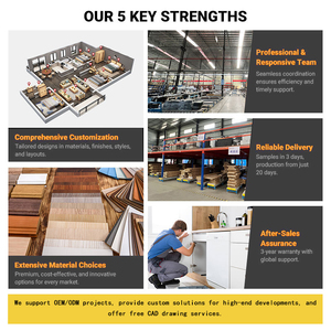 Meubles de cuisine modernes de luxe de style européen, en mélamine, système modulaire haut de gamme, meubles sur mesure pour la maison - Product Image 4