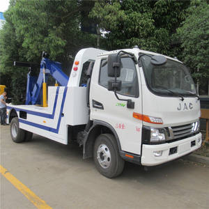 Carro Attrezzi JAC 4X2 a 6 Ruote con Verricello da 4 Tonnellate, Capacità di Traino 5 Tonnellate, Camion di Recupero Stradale Cinese in Vendita - Product Image 5