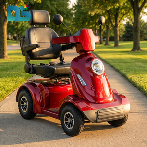 Scooter électrique à 4 roues, autonomie 35 km, 2 batteries au plomb-acide 24V 20Ah, moteur 24V 800W, chargeur DC24V5A - Product Image 5