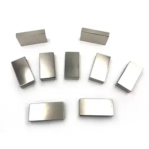 Custom Size Shape Decoration Nickel Neodymium Permanent Magnets Super Strong Magnets With Silver Coating For Packing Box