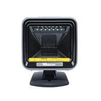 Escáneres de Códigos de Barras 1D y 2D, Lector de Códigos QR, Pistola de Escaneo Inalámbrica para Inventario, Lector de Códigos de Barras con Cable USB