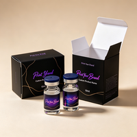 Étiquettes personnalisées pour mini-flacons de peptides de 3 ml, 10 ml, 15 ml, autocollants en vinyle imperméables, boîte d'emballage pour peptides