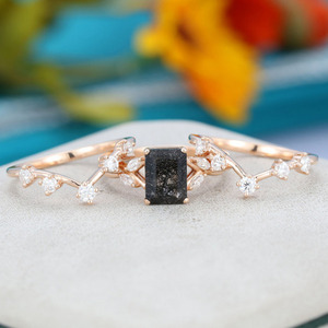 <span class=keywords><strong>Anillo</strong></span> de Rutilo Negro en Plata de Ley 925, Personalizable para Precios al por Mayor, Listo para FBA, Empaque Privado y Logotipo Gratuito, Suministro de Fábrica - Product Image 4