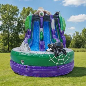 Toboggan aquatique gonflable à double piste sur le thème des monstres araignées, <span class=keywords><strong>piscine</strong></span> à jets d'eau, pour fêtes, événements, anniversaires, <span class=keywords><strong>location</strong></span> - Product Image 2