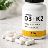 Capsules végétaliennes sans gluten OEM ODM Vitamine D3 K2 Magnésium Zinc & Quercétine - Améliore l'immunité Complément alimentaire pour adultes