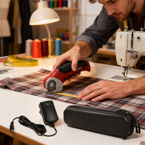 Taglierina Rotante Ricaricabile VLOXO per <span class=keywords><strong>Sartoria</strong></span>, Creazione di Abiti e Studi di Design di <span class=keywords><strong>Moda</strong></span> - Product Image 1