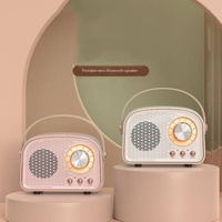 Mini rétro 5.0 haut-parleur Audio sans fil Portable 1pc pour téléphones mobiles MP3/4 3D Radio FM TF carte U caractéristiques de lecture de disque