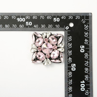 Carré fait à la main cristal strass Appliques bricolage perlé patchs de couture pour sac/chapeau/manteau