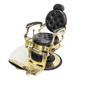 Sillón de Barbería Reclinable Profesional Moderno KISEN, Sillón de Peluquería de Cuero Sintético, Muebles para Salón de Belleza - Product Image 1