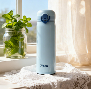 Gourde isotherme à double paroi en acier de 500 ml <span class=keywords><strong>avec</strong></span> couvercle à <span class=keywords><strong>action</strong></span> rebondissante - <span class=keywords><strong>Bouteille</strong></span> d'eau de voyage et de voiture - Product Image 1