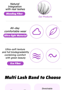 <span class=keywords><strong>Cils</strong></span> <span class=keywords><strong>magnétiques</strong></span> 3D synthétiques portables, longs et naturels, faits à la main, souples et recourbés pour femmes – Meilleures ventes - Product Image 4