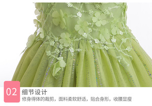 Cô Gái Cosplay Giáng Sinh Halloween <span class=keywords><strong>Tinker</strong></span> Chuông TV & Movie Trang Phục Nhân Vật Màu Xanh Lá Cây Elf Peter Pan <span class=keywords><strong>Tinker</strong></span> Chuông Trang Phục Công Chúa Ăn Mặc - Product Image 5