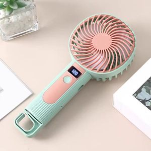 Ventilador Plegable con Compresa de Hielo, Viento Turbo de Alta Velocidad, Mini Enfriador Portátil Recargable por USB para Escritorio y Exteriores - Product Image 6