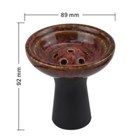 Narguilé arabe de haute qualité pot à fumer en céramique et accessoires de pistolet bol à shisha