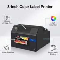 Impresora de Etiquetas de Inyección de Tinta a Todo Color de Formato Ancho con Corte Automático E-pson CW-C6530A CW-C6500P de 8 Pulgadas y 1200 DPI, Impresora Industrial a Color
