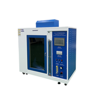 Nueva Máquina de Prueba de Combustión Vertical de Plástico y Caucho Retardante de Llama, Rango de Temperatura de 500°C, Precisión del 5%