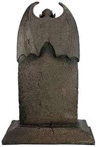 Polyresin/resina el vampiro demonio Halloween lápida gótica decoración jardín cementerio estatua 22 pulgadas Greystone - Product Image 4