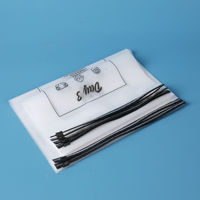 Personnalisé Votre Propre Logo Pochettes Recyclées Vêtements Givrés Ziplock Expédition Vêtements Sac D'emballage Sacs En Plastique Zipper Poly