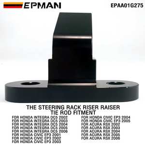 EPMAN CNC alüminyum direksiyon raf yükseltici Honda kravat çubuk Honda Civic için Civic EP3 epacivic g275 için DC5 Acura RSX 02-06 - Product Image 5