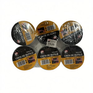 Cinta de butilo impermeable Mnj de 5 cm x 3 m, sellador adhesivo para reparación de techos y plomería - Product Image 1