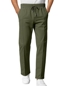<span class=keywords><strong>Pantaloni</strong></span> Casual da Uomo Autunnali 2025, Alta Qualità, Colori Solidi, Personalizzabili, Stile Europeo e Americano - Product Image 4