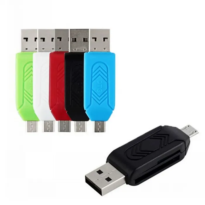 זול מחיר זיכרון כרטיס קורא עם sd כרטיס חריץ כדי USB מתאם