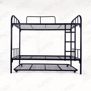 Meubles de chambre à coucher, vente en gros, cadre métallique, acier, fer, <span class=keywords><strong>3</strong></span> <span class=keywords><strong>niveaux</strong></span>, <span class=keywords><strong>lits</strong></span> <span class=keywords><strong>superposés</strong></span> à trois <span class=keywords><strong>niveaux</strong></span>, prix bas - Product Image 3