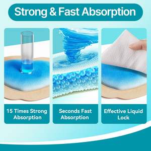 YOJO OEM Apósito de espuma de silicona adhesivo impermeable y transpirable para sacro de 18x18cm con borde, Clase I, 3 años de vida útil - Product Image 3