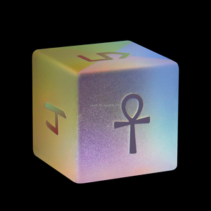 Custom DND Palm <strong>Dice</strong> <strong>Set</strong> Glass <strong>Dice</strong> <strong>Set</strong> Polyhedral Dnd RPG Scrub <strong>Colorful</strong> <strong>Dice</strong> for Dungeons and Dragons Role Playing Table Games - Product Image 4